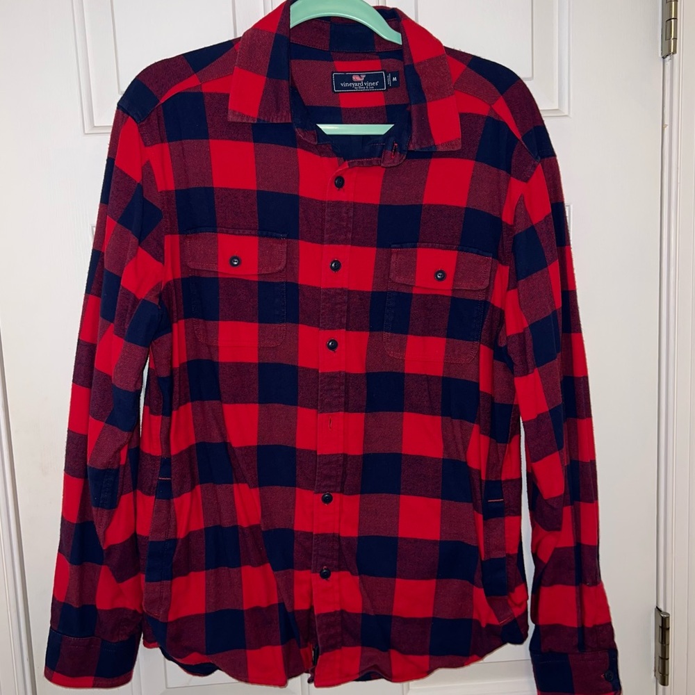 Vineyard vines flannel shirt jacket - Picture 1 of 3